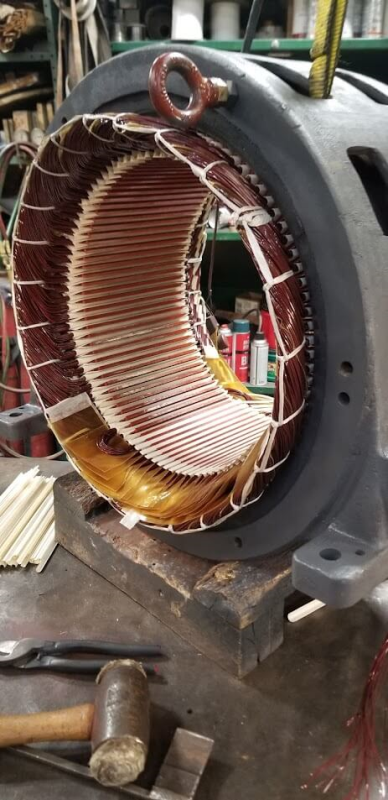 Industrial repair services - AC 3-phase motors
