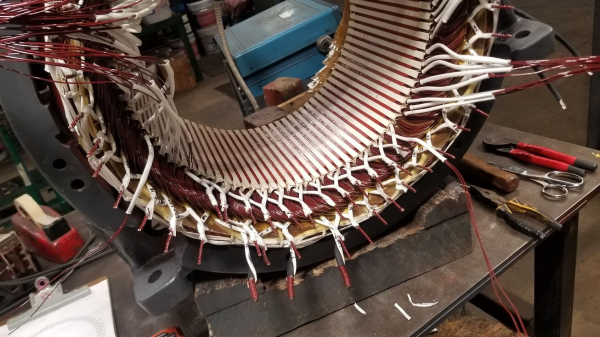 Industrial repair services for AC 3-phase motors