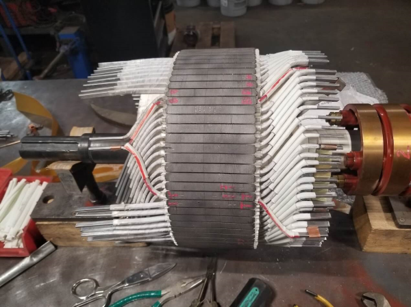 Industrial repair services - DC motors