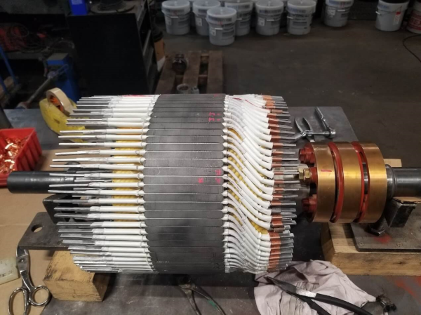 Industrial repair services for DC motors